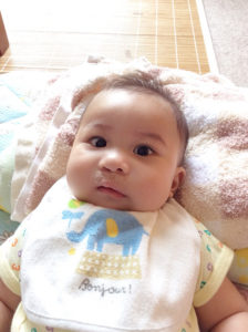 ぱんなこ、生後5ヶ月の初フライトでした。