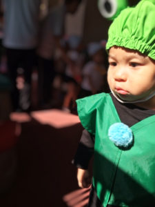 はじめての運動会。